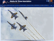 Tablet Screenshot of alaskaairshow.org